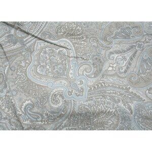 Lauren Ralph Lauren Coral Beach Paisley Gray Standard Pillowcase 100% Cotton